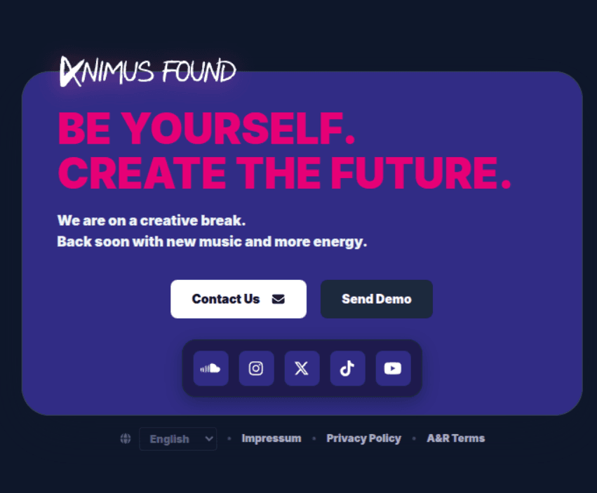 Animus Found Branding Portfolio