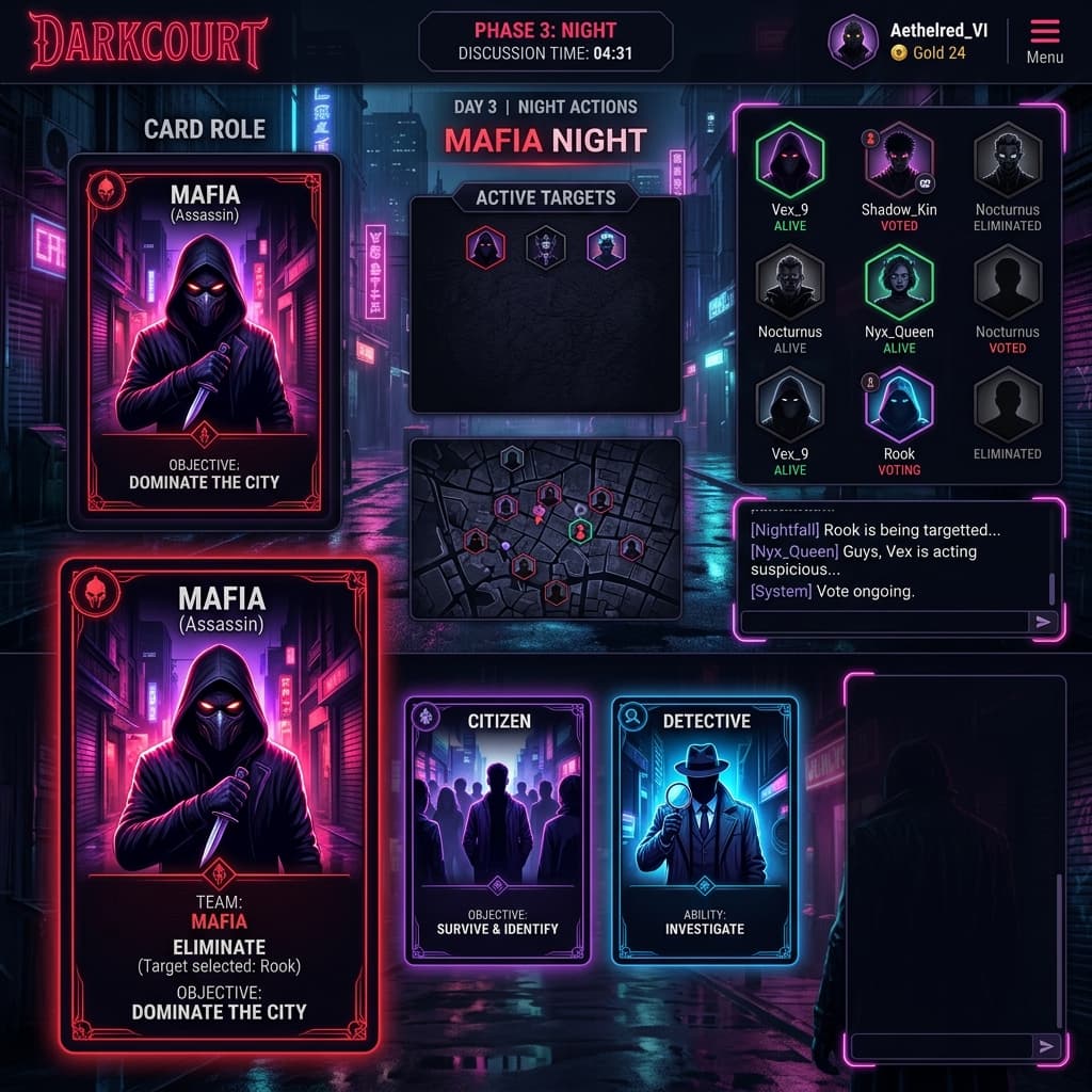 DarkCourt Deduction Roleplaying Game