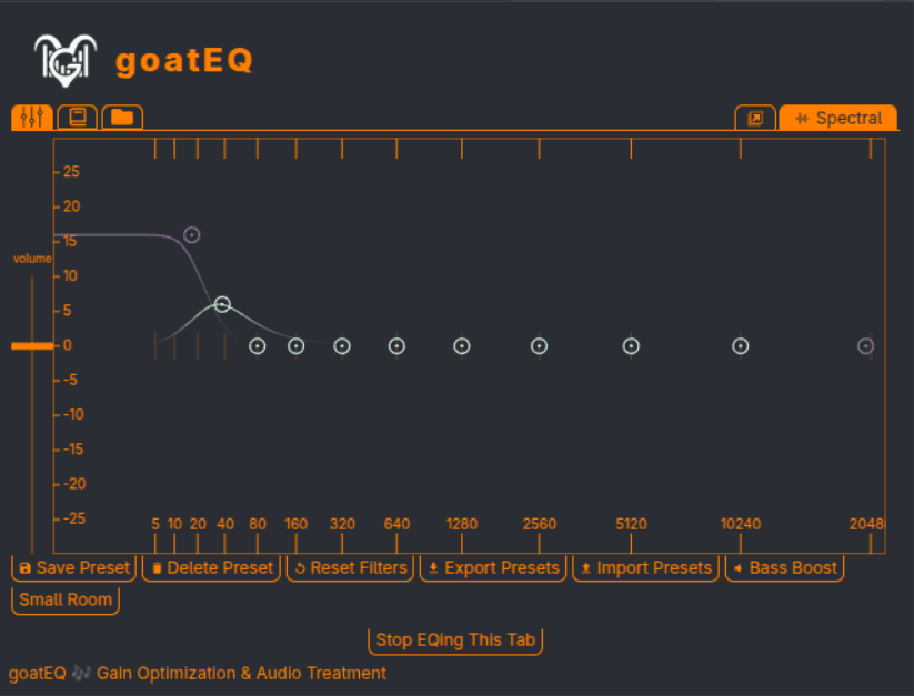 GoatEQ Audio Extension