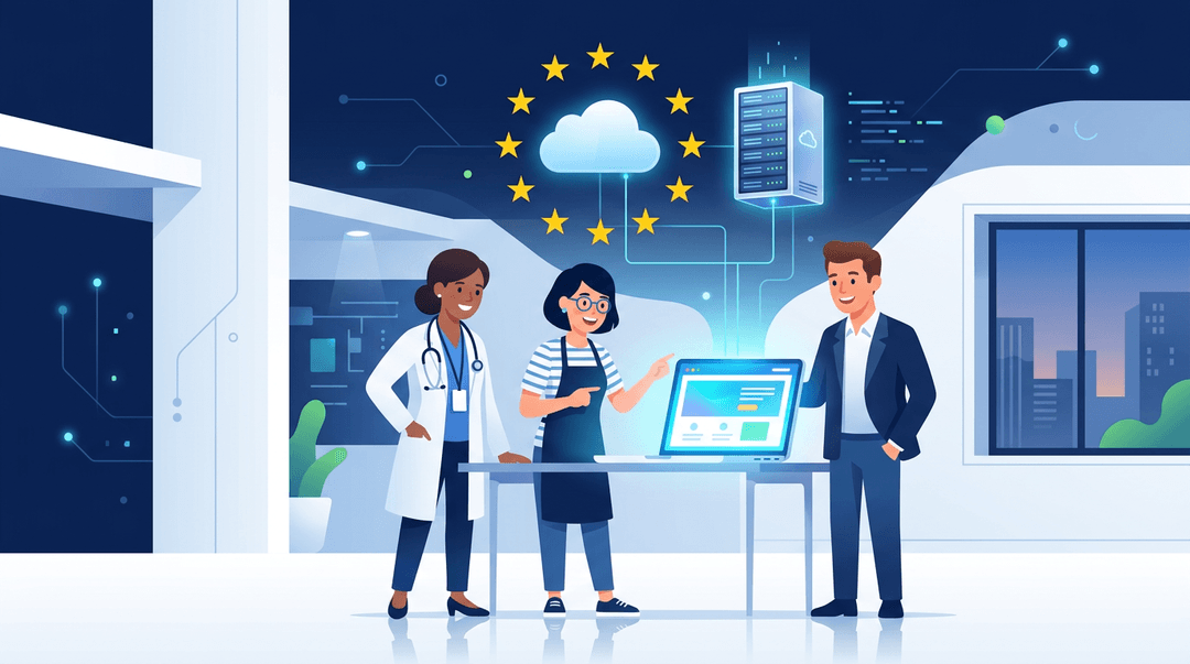 Hosted in EU Infrastructure